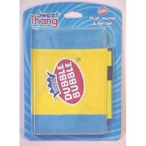  Sweet Thang Plush Journal and Pen Set Dubble Bubble Gum 
