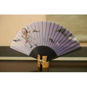  Authentic Japanese Hand Fan   Cloth Model #71 04  Toys 