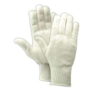Magid KnitMaster 13NY Nylon Glove, Knit Wrist Cuff, 9.5 Length, Large 
