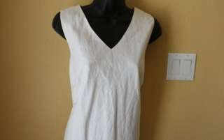   Style & Co Linen & Cotton Dress Embroidered 12 FREE SHIPPING New NWOT
