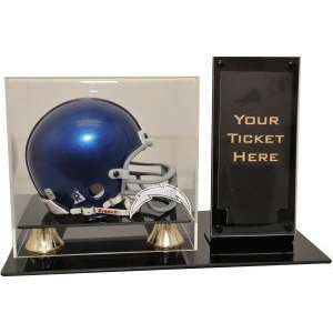 San Diego Chargers Mini Helmet and Ticket Display:  Sports 
