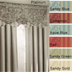 Tuscan Stripe 96 inch Window Panel with Lining  