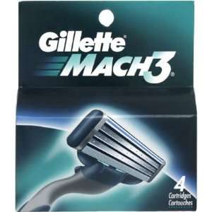  Gillette Mach 3 Blades head   4 Cartridges: Health 