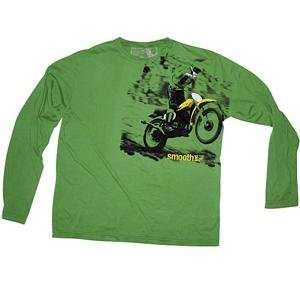   Smooth Industries Legend Long Sleeve T Shirt   Large/Green Automotive