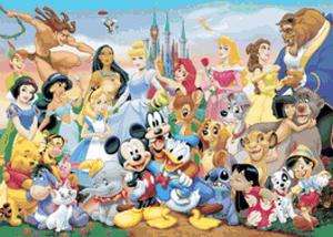 Disney Heroes. Counted Cross Stitch Pattern.   