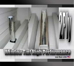 24 x50 Silver CHROME MIRROR Window Tint HP 2ply 20%  