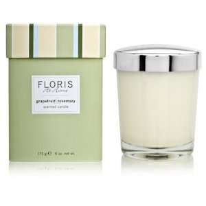    Floris at Home Grapefruit & Rosemary 6.0 oz Scented Candle Beauty