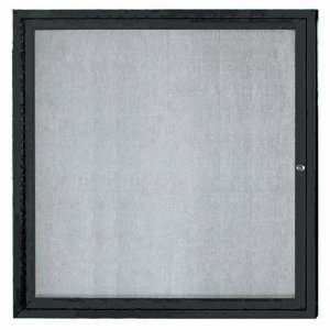  Enclosed Bulletin Board with Aluminum Frame and Header 