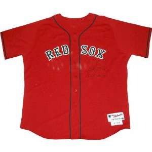   Red Sox Autographed 2006 Game Used Alternate Jersey