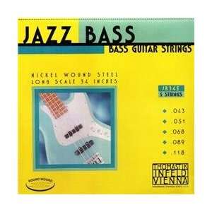 Thomastik JR345 Roundwound Scale 5 String Jazz Bass Strings (Standard)