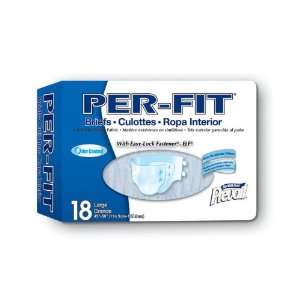  Per Fit Briefs Large 45 58 Case of 72 (4 Packs of 18 