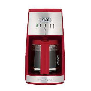 Ensemble™ 12 Cup Coffee Maker   Red  Hamilton Beach Appliances Small 