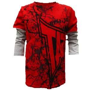 Tapout Boys Thunderstorm Longsleeve T Shirt, Size L, 14 16 