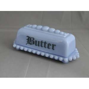   : Blue Delphite Candlewick Pattern 1/4 Butter Stick: Everything Else