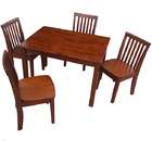  Juvenile Cottage Oak Mission Table with Four Chairs Set