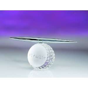  Crystal Golf Ball Spinning Pen Set