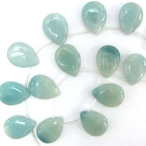   blue ite flat teardrop beads 16 stand S1: Home & Kitchen
