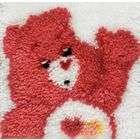 Textiles Care Bear Latch Hook Kit 12X12 Love A Lot Bear/Pink
