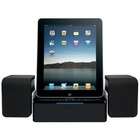   iPad /iPad 2/Tablet Portable Amplified Stereo Speaker Case (Black