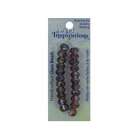 KOLE IMPORTS Red oval faceted glass beads Case of 24