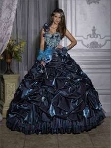   shoulder Fold Beaded Quinceanera/Wedding/Prom/Party dresses Ball Gowns
