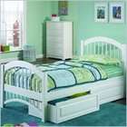 Atlantic Furniture Windsor Twin Platform Bed with Double Arch 