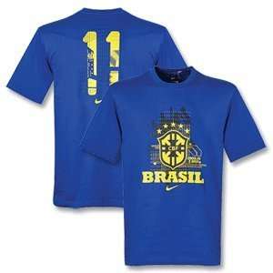  10 11 Brazil No.11 Hero Tee   Royal