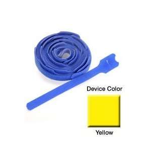   43108 8Y 8 Recloseable Velcro Tie Wrap   Yellow