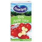 Ocean Spray Aseptic Juice Boxes, 100% Apple, 4.2 oz, 40 per Carton