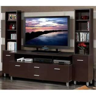 Nexera Element Entertainment Center with 2 Bookcase Towers at  