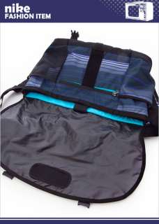 BN NIKE CASCADE Laptop Messenger Shoulder Bag Gray Blue  