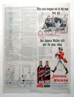 1944 Lane Cedar Hope Chest Johnnie Walker Magazine Ad  