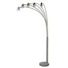 ORE Five Arm Adjustable Arch Floor Lamp with Marble Base