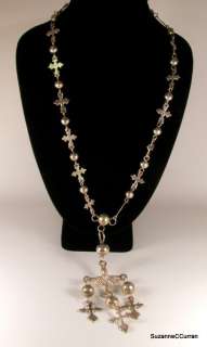 Vintage Sterling YALALAG CROSS Necklace & Earrings  