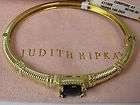 5100 Judith Ripka 14K Yellow Gold Diamond Onyx Berge B