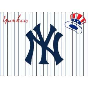 Unique Sports NEW YORK YANKEES Laptop Skin Decal 2   Leather Look