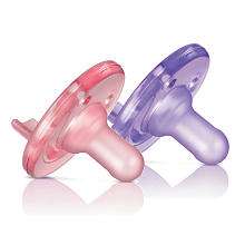 Philips AVENT BPA Free Soothie Pacifier   0 6 Months   Pink/Purple 