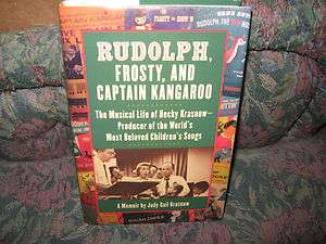 Rudolph Frosty and Captain Kangaroo Hecky Krasnow Children Memoir 