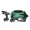   18 Volt Lithium Ion Impact Driver and Hammer Drill Combo Kit at 
