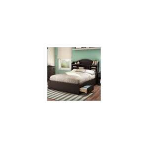  South Shore Summer Breeze Full Bookcase Storage Bed Set in 