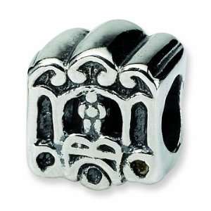  Sterling Silver Reflections Circus Train Bead (4mm 
