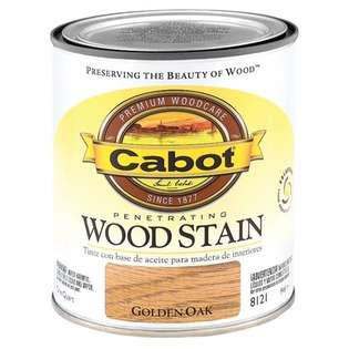 CabotStain 1 Quart Golden Oak Interior Oil Wood Stain 144 8121 QT at 