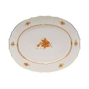    Herend Chinese Bouquet Rust Turkey Platter: Kitchen & Dining