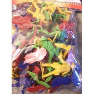 Cowboys and Indians Action Figures ~ 48 Pieces  Toys & Games   