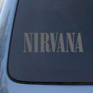  NIRVANA   Vinyl Car Decal Sticker #A1627  Vinyl Color Silver 