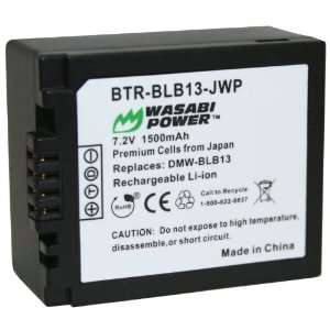  DMW BLB13 Replacement Battery for Panasonic Lumix DMC G10, DMC G2 