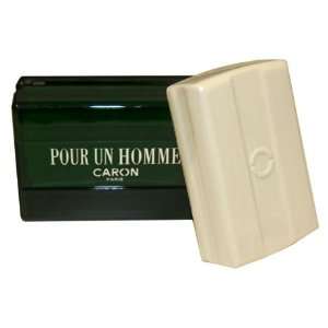   Un Homme By Caron For Men. Perfumed Soap 150 Gram With Dish Beauty