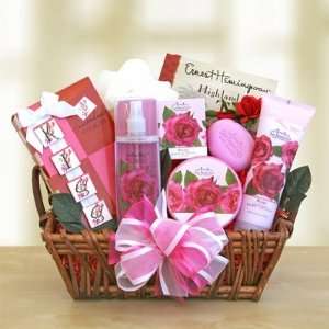 Luxurious Spa Day: Romance Gift Basket: Grocery & Gourmet Food