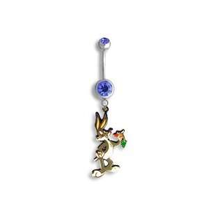  BLUE   Licensed Bugs Bunny Belly Button Ring: FreshTrends 