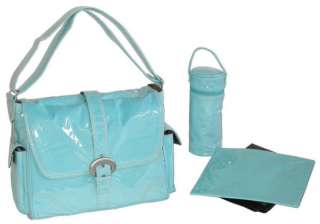 Kalencom Baby Diaper Bag 2960 Laminated Buckle Bag Baby Blue 